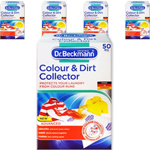 닥터베크만 컬러 앤 더트 컬렉터 이염방지 불순물 흡착 시트, 50개입, 6개