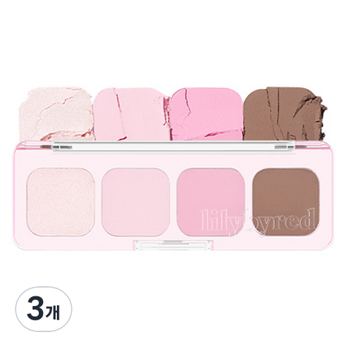 릴리바이레드 무드잇 팔레트 AD 3.2g, 02 라이크잇, 3개