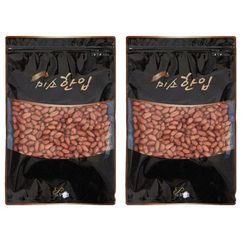 미소한입 볶음땅콩, 1kg, 2개