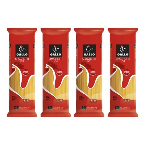 GALLO 스파게티 No 3, 450g, 4개