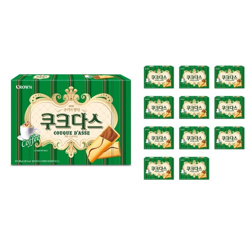 크라운 쿠크다스 비엔나커피, 289g, 12개입
