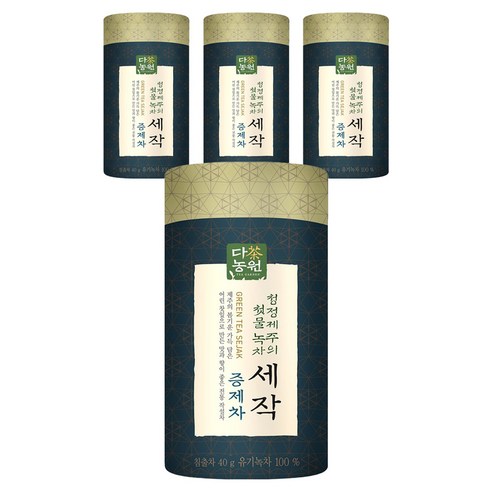 다농원 세작증제차, 4개, 1개입, 40g
