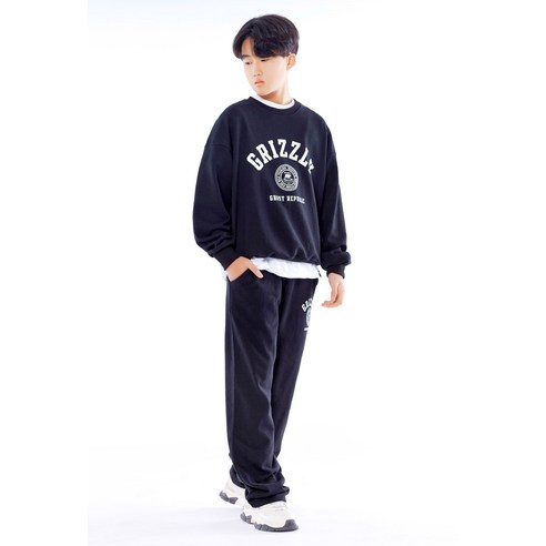 國中 時尚 男孩 女孩 普通 衣服 上下衣服 褲子 套裝 國中