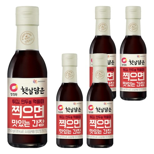햇살담은 찍으면 맛있는 간장, 150g, 5개