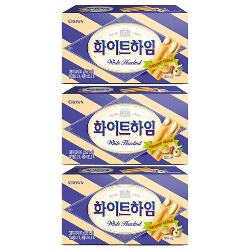 쵸코하임 크라운 화이트 하임, 47g, 3개