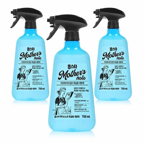 홈스타마더스노트 욕실용 세정제, 750ml, 3개