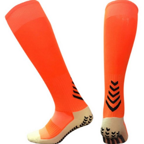 HnEx 장목 논슬립 스포츠양말, 오렌지, 1개
