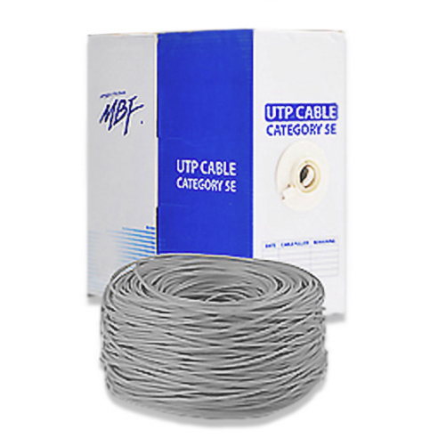 엠비에프 C5E100G CAT.5E UTP 랜 케이블 MBF-C5E100G, 1개, 100m