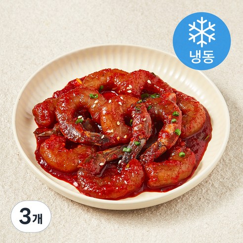 맛다린 양념 깐새우장 (냉동), 300g, 3개