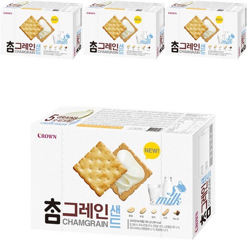 크라운 참 그레인 샌드, 256g, 4개