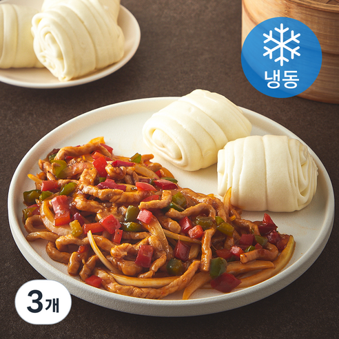 쿡솜씨 고추잡채와 꽃빵 밀키트 (냉동), 460g, 3개