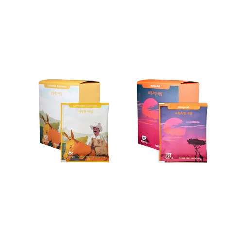 맛있는 커피를 손쉽게 즐길 수 있는 1킬로커피 드립백 커피 8종 선물 세트