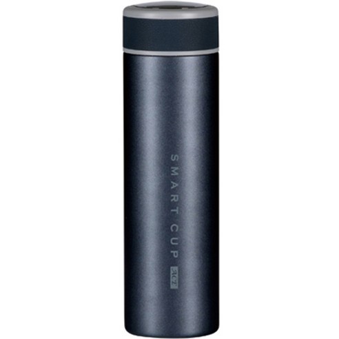 에이비티 온도표시 보온보냉 텀블러, 다크블루, 500ml