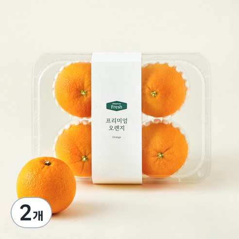 프리미엄 오렌지 4~5입, 1.3kg, 2개