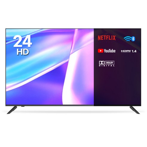 이노스 HD LED 스마트 TV 24인치 스마트 캠핑 티비, 64cm(24인치), S2401KU, 스탠드형, 자가설치