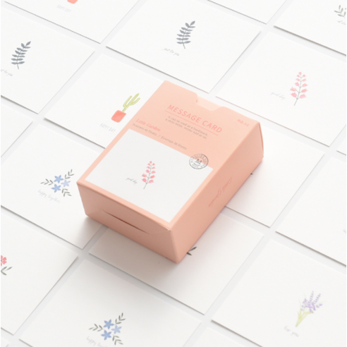 마음을 전하는 작은 정원, 모노라이크 메세지 카드 리틀가든 세트