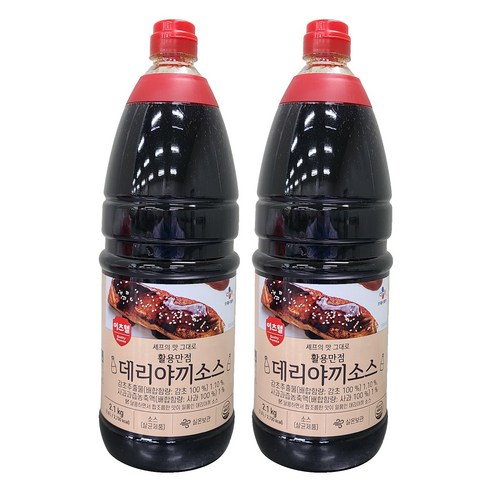 이츠웰 데리야끼 소스, 2.1kg, 2개