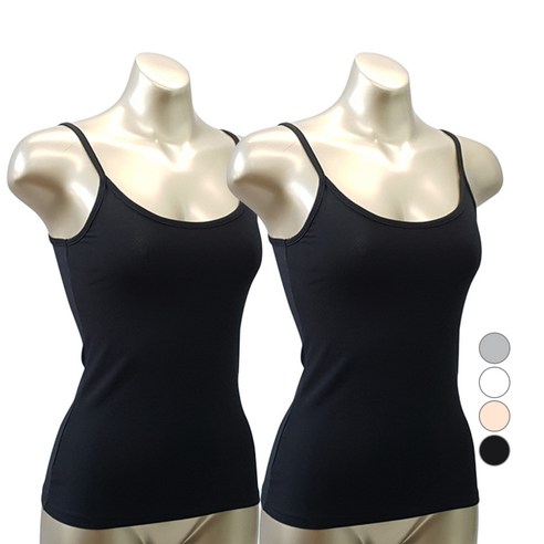 끈나시 유목민 생활 청산! 모띠마마 면스판 끈나시 2p 솔직 후기 여자끈나시