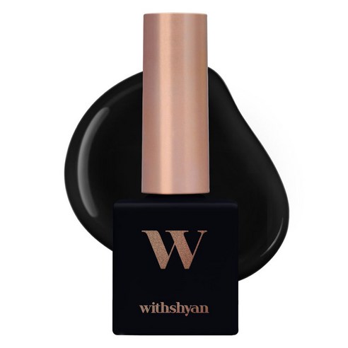 위드샨 프로페셔널 위드젤 폴리쉬, W06 리얼블랙, 10g, 1개