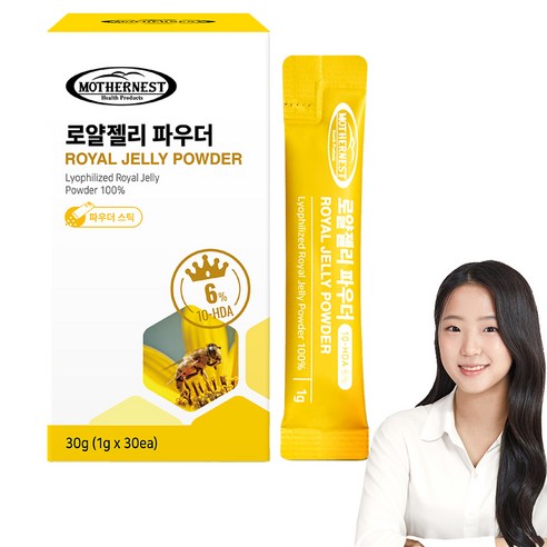 마더네스트 로얄젤리 파우더 스틱형 30p, 1개, 30g