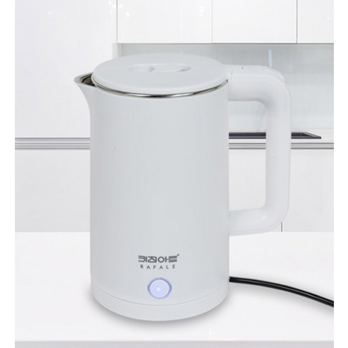 안전하고 편리한 주방의 동반자, 키친아트 라팔 이중 전기포트 1.8L