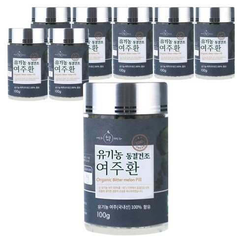 유기농마루 유기농 동결건조 여주환, 100g, 8개