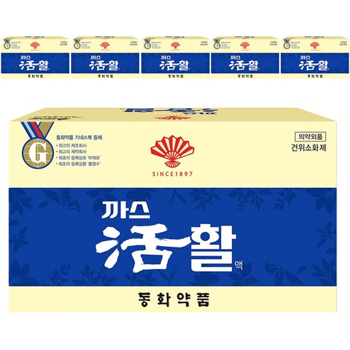 동화약품 부채표 까스활, 75ml, 60병