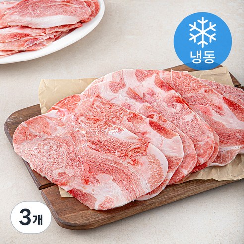 동원 미국산 목전지 불고기용 (냉동), 1kg, 3개