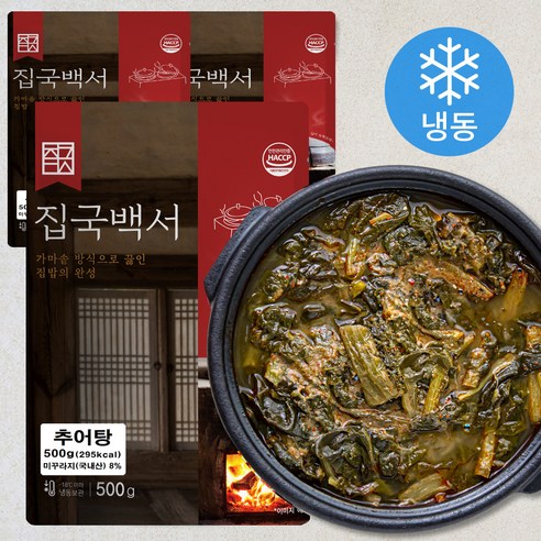 집국백서 가마솥 수제 추어탕 (냉동), 500g, 3개