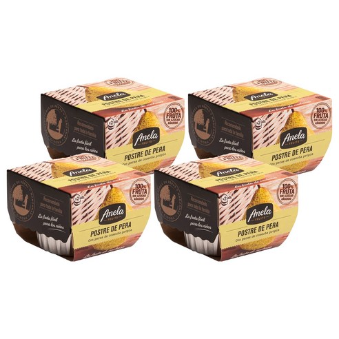 아넬라 생과일 퓨레 200g, 배맛, 4개