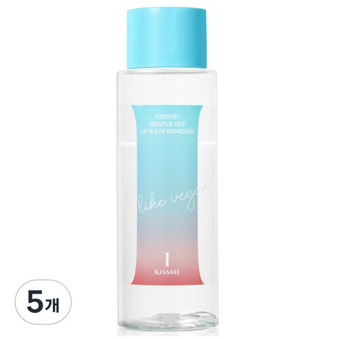 키스미아이 젠틀 오프 립앤아이 리무버, 120ml, 5개