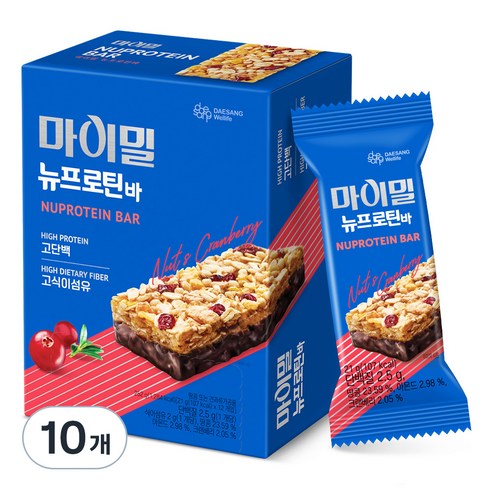 마이밀 뉴프로틴바, 252g, 10개
