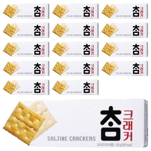 크라운 참 크래커, 56g, 15개