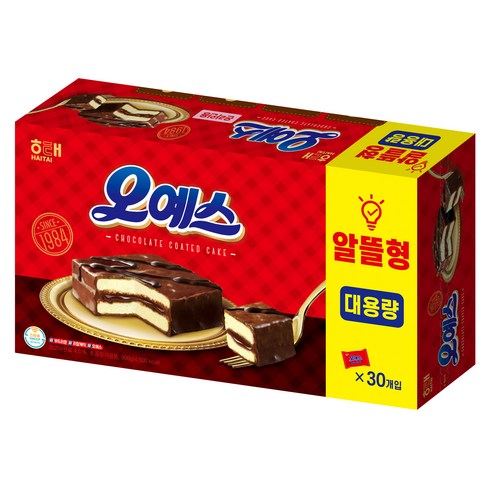 인기과자 추천상품 해태제과 오예스 – 달콤한 초콜릿 과자의 끝판왕 소개