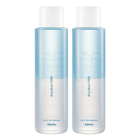 어퓨 미네랄 립앤아이 리무버 대용량 오마린, 250ml, 2개