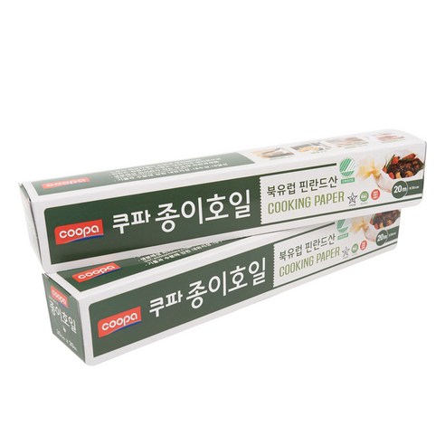 쿠파 종이호일 30cm x 20m, 2개