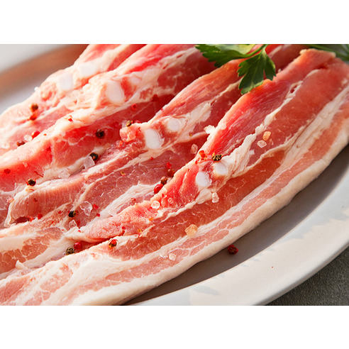 신선한 돼지고기를 사용한 모아미트 캐나다산 보리먹인 암퇘지 삼겹살 구이용