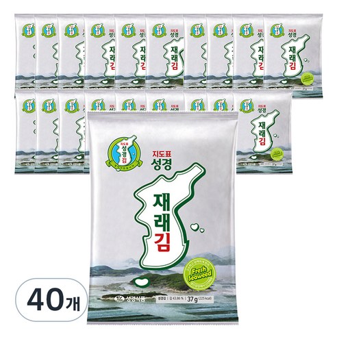 지도표성경 재래 전장김, 37g, 40개