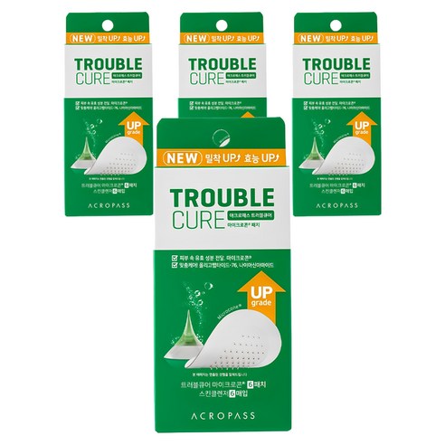 아크로패스 트러블큐어 마이크로콘 패치, 6개입, 4개