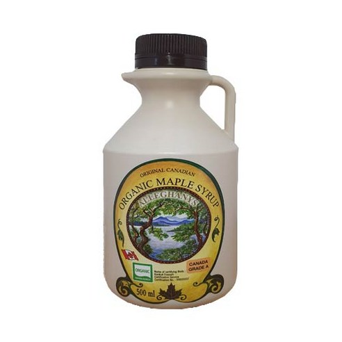 오리지널캐나디언 알레가니 유기농 메이플시럽, 500ml, 1개