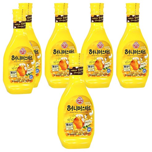 오뚜기 허니머스타드, 535g, 6개
