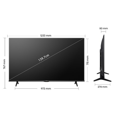 몰입적인 시청 경험을 위한 하이센스 A6 4K UHD LED 스마트TV