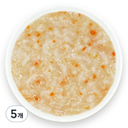 짱죽 실온 이유식 중기, 160g, 5개, 누룽지마죽