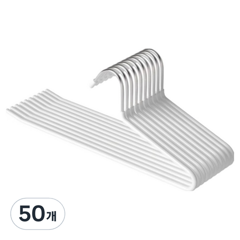 데보코 논슬립 바지걸이, 50개, 화이트