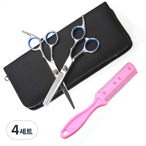 와이에스티 페누스 가정용 미용가위 4종 세트, 랜덤발송(머리 정리칼), 4개