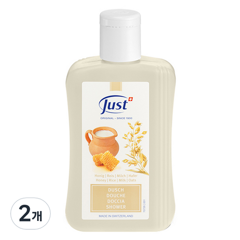 유스트 밀크 샤워젤, 250ml, 2개
