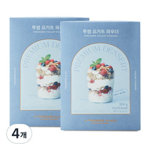aLIST 투썸 요거트 파우더, 800g, 2개입, 4개