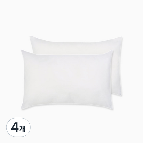 마음마음 빨아쓰는 구름 베개솜, 화이트, 4개