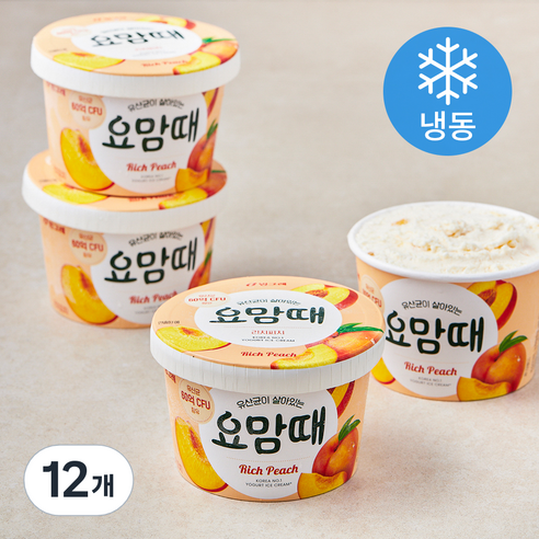 요맘때 리치피치 (냉동), 270ml, 1개입, 12개