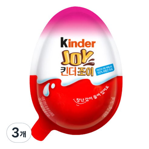 킨더조이 핑크, 20g, 3개